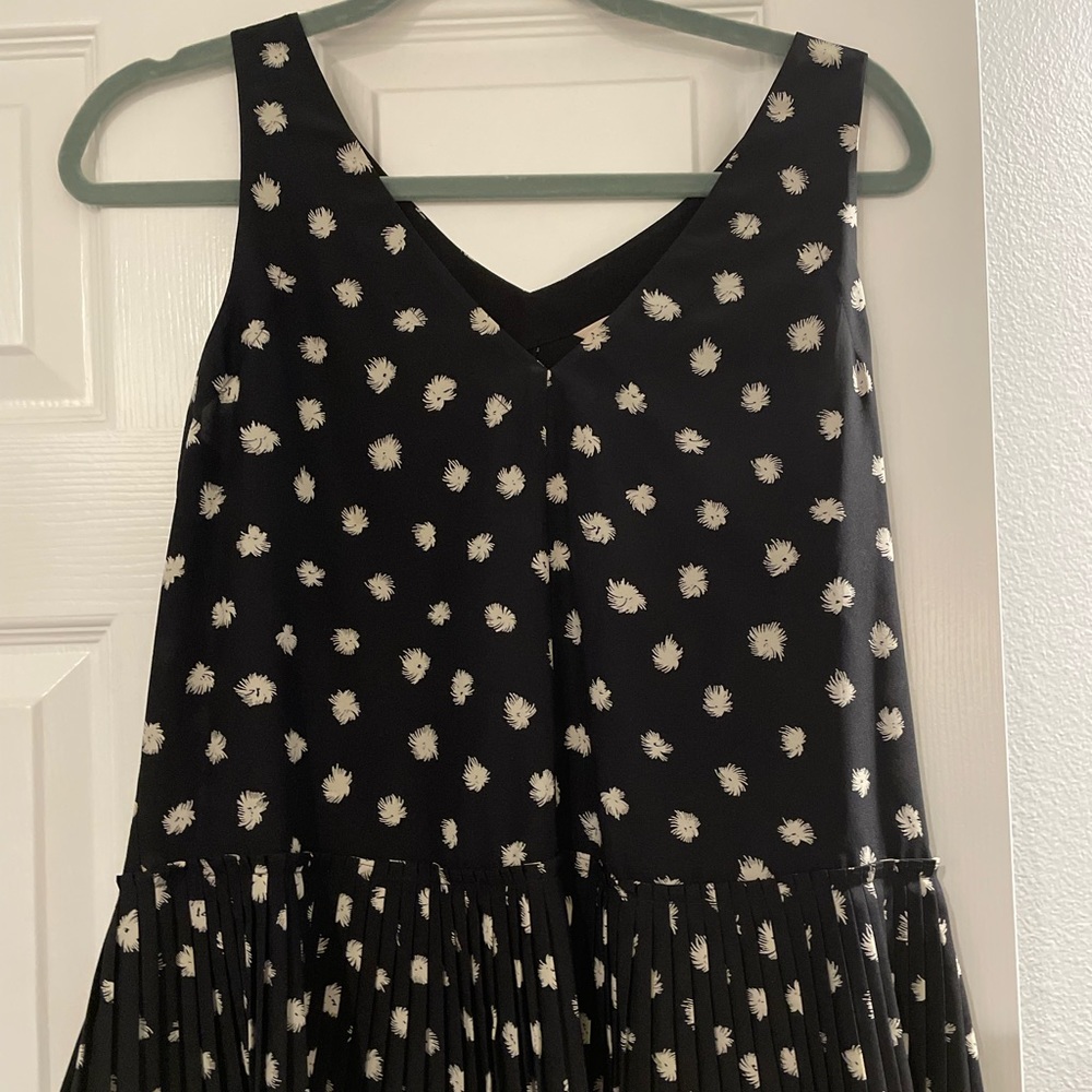 Silk floral peplum top